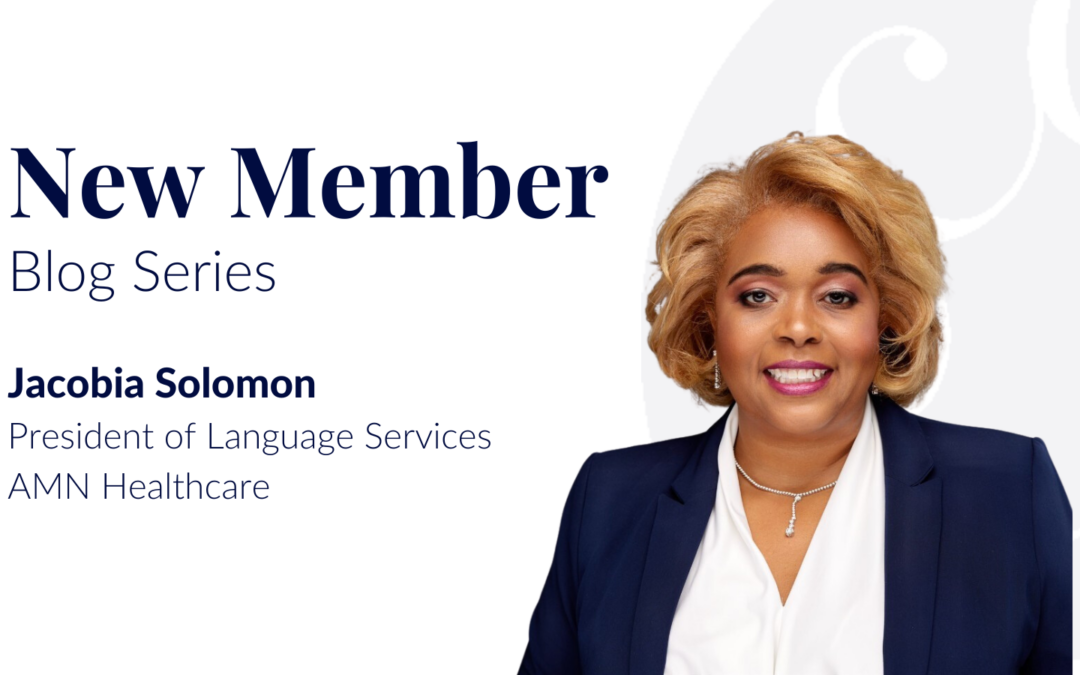 New Member Blog – Jacobia Solomon