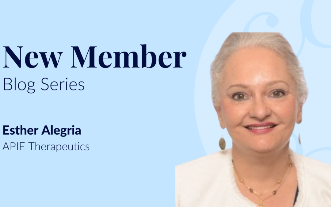New Member Blog – Esther Alegria