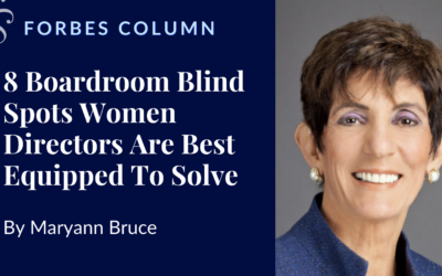 8 Boardroom Blind Spots Women Directors Are Best Equipped to Solve