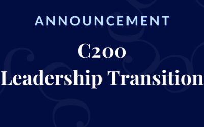 Announcement: Leadership Transition at C200